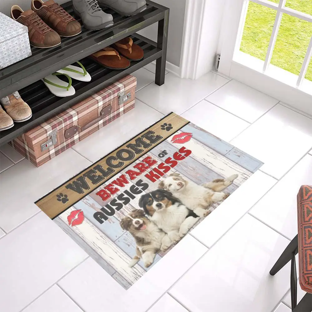 CLOOCL Pet Dog Aussie Kisses Doormat 3D Print Entrance Doormat Absorbent Non-slip Mat Bathroom Home Decor Doormat Drop Shipping
CLOOCL Pet Dog Aussie Kisses Doormat 3D Print Entrance Doormat Absorbent Non-slip Mat Bathroom Home Decor Doormat Drop Shipping