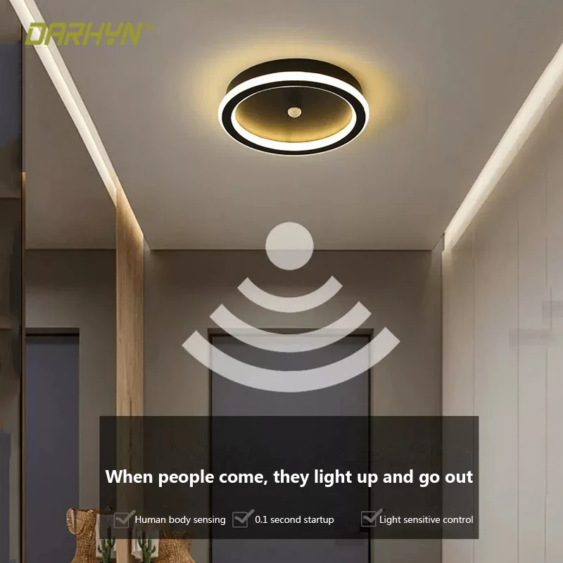 

LED Ceiling Lamp Motion Sensor Led Light Indoor Lighting Bedroom Foyer Loft Corridor Aisle Hallway Entry Modern Luxury Luminaire