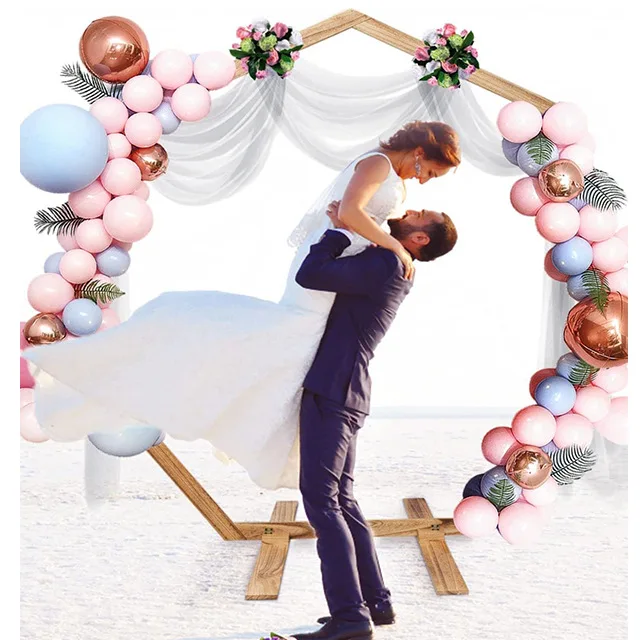 Custom Wedding Decoration Props Geometric Seven sided Wooden Arch Shelf Background Decoration Forest Series
Custom Wedding Decoration Props Geometric Seven sided Wooden Arch Shelf Background Decoration Forest Series