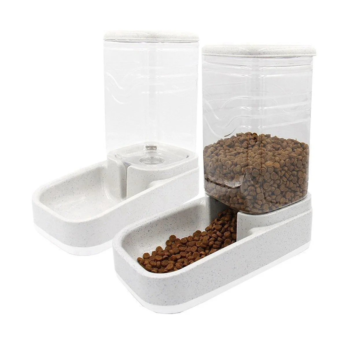 3.8L Food and Water Dispenser Set for Automatic Feeding Dog and Other Pets, Suitable for Most Pet Gravity Dispensers
3.8L Food and Water Dispenser Set for Automatic Feeding Dog and Other Pets, Suitable for Most Pet Gravity Dispensers