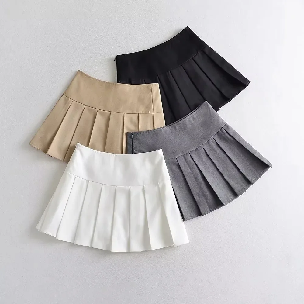 Summer High Waisted Skirts Womens Sexy Mini Skirts with Shorts Vintage Pleated Skirt White Korean Tennis Skirts
Summer High Waisted Skirts Womens Sexy Mini Skirts with Shorts Vintage Pleated Skirt White Korean Tennis Skirts