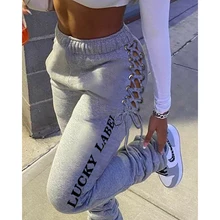 Women Fashion Casual Solid Pants Women Trousers Sports Pants Drawstring SweatPants
Women Fashion Casual Solid Pants Women Trousers Sports Pants Drawstring SweatPants