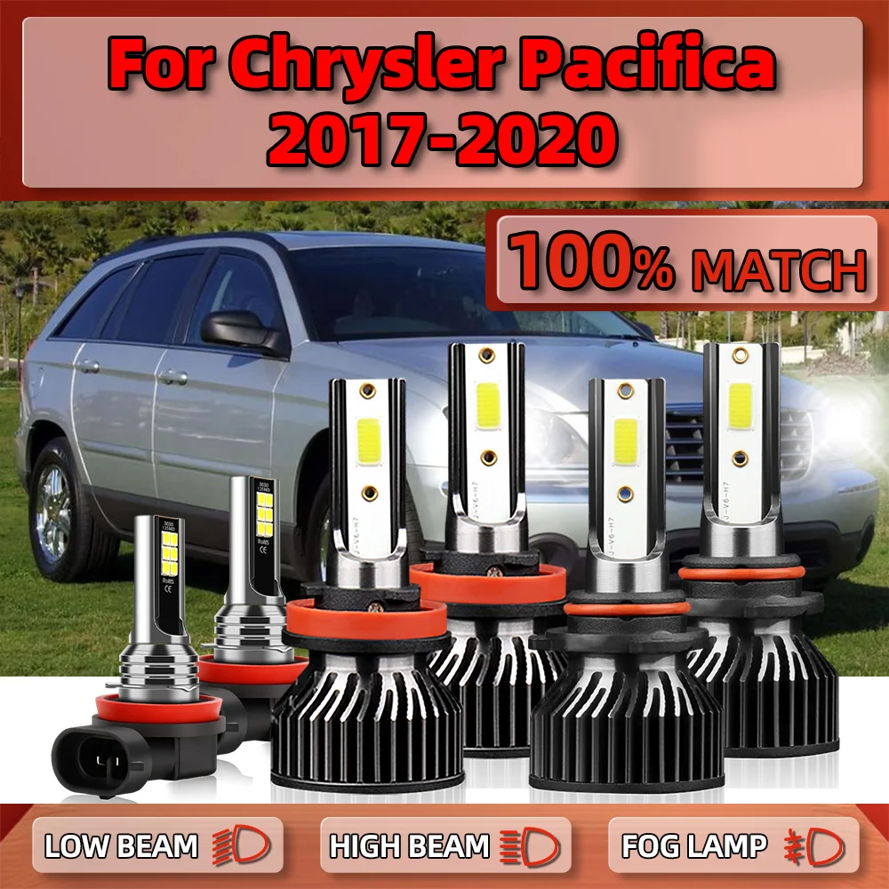 360W 60000LM Canbus LED Headlight Bulbs 6000K Cold White Car Fog Lights 12V 24V For Chrysler Pacifica 2017 2018 2019 2020
360W 60000LM Canbus LED Headlight Bulbs 6000K Cold White Car Fog Lights 12V 24V For Chrysler Pacifica 2017 2018 2019 2020