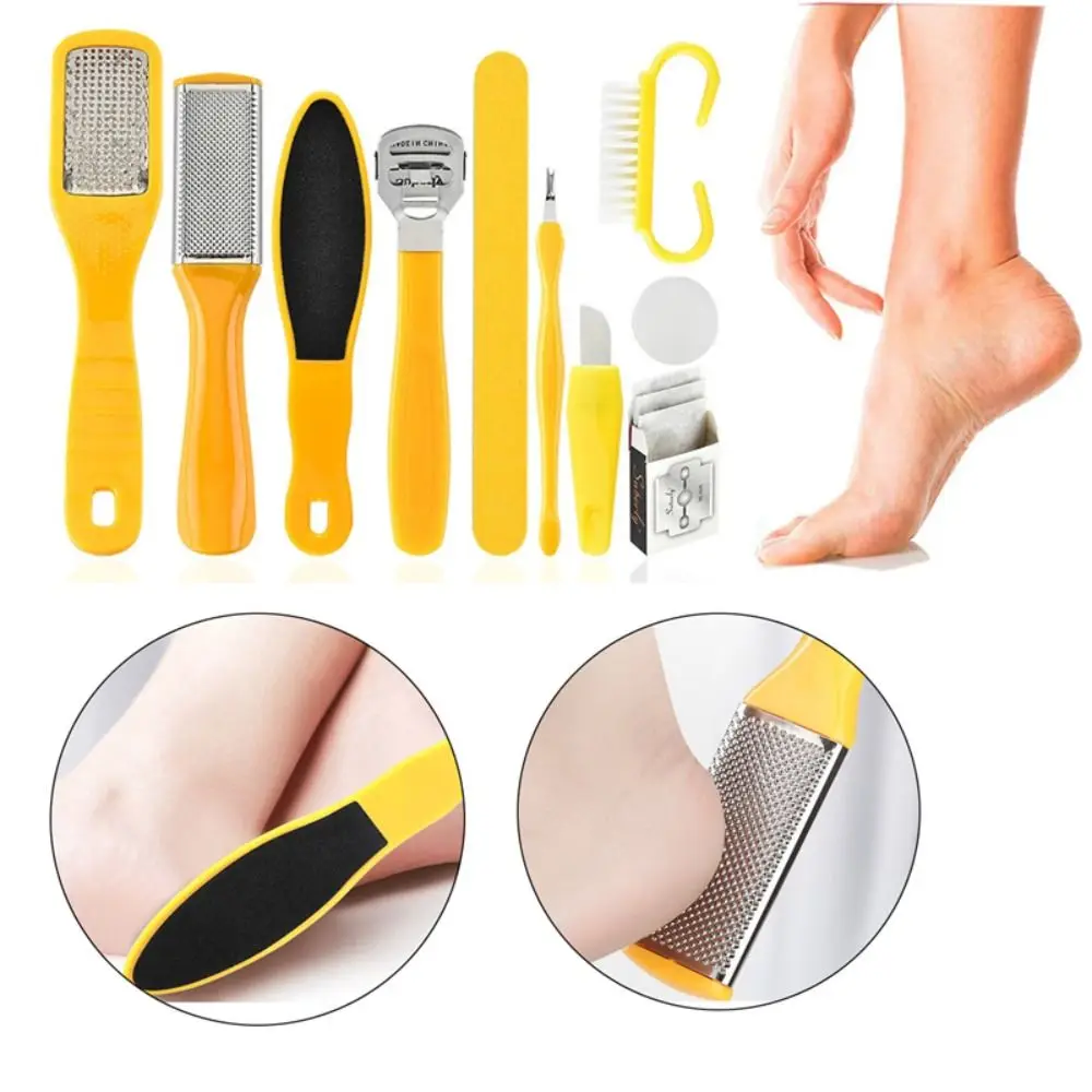 8/10Pcs Pedicure Tool Kit Callus Dead Skin Removal Foot File Stainless Steel Foot Heel Scraper Foot Care Brush Tools Set
8/10Pcs Pedicure Tool Kit Callus Dead Skin Removal Foot File Stainless Steel Foot Heel Scraper Foot Care Brush Tools Set