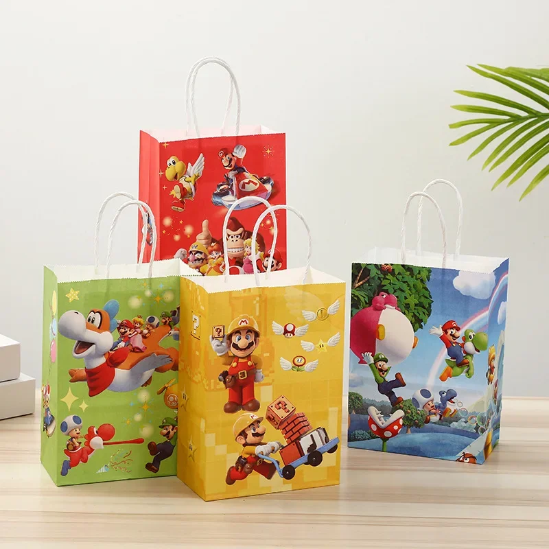 12pcs Super Mario Bros Candy Kraft Paper Bags Party Supplie Anime Figures Luigi Yoshi Cute Gifts Bag Decor Kids Birthday Gifts
12pcs Super Mario Bros Candy Kraft Paper Bags Party Supplie Anime Figures Luigi Yoshi Cute Gifts Bag Decor Kids Birthday Gifts