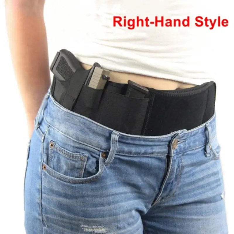 1pc Black Belly Gun Holster Invisible Belt Bag Concealed Carry Elastic Girdle Waist Storage Belt
1pc Black Belly Gun Holster Invisible Belt Bag Concealed Carry Elastic Girdle Waist Storage Belt