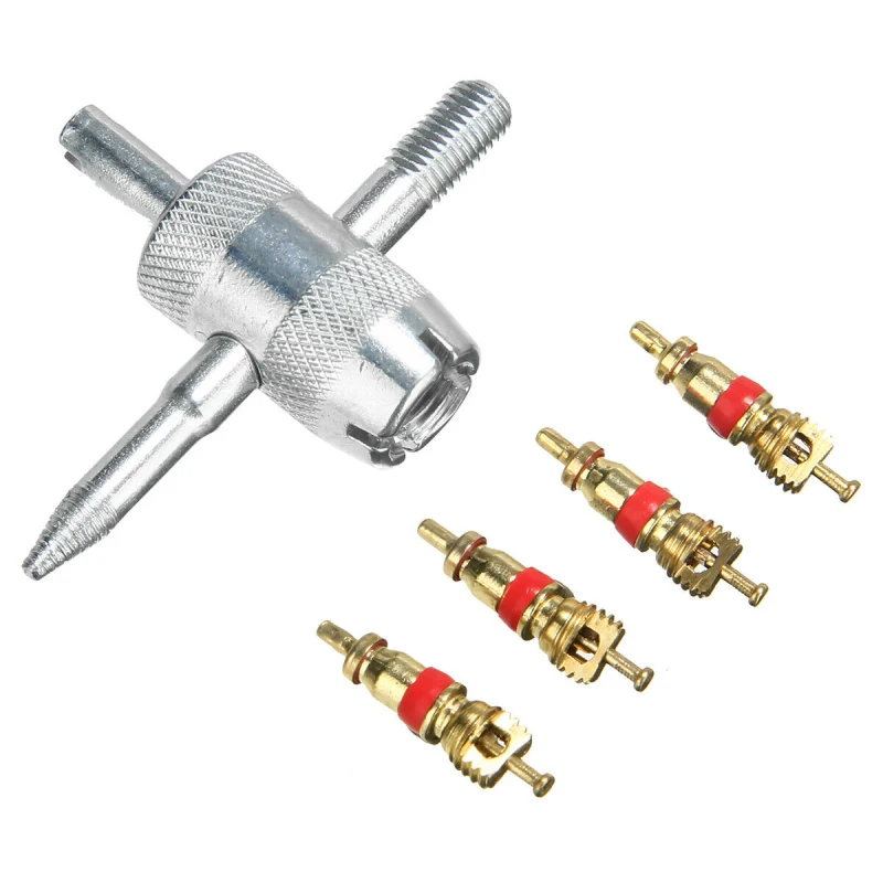 Way Car Motorcycle Bike Tyre Tire Valve Repair Remover Tool+4 Valve Stem Cores Motorcycle Repair Tool Motorcycle
Way Car Motorcycle Bike Tyre Tire Valve Repair Remover Tool+4 Valve Stem Cores Motorcycle Repair Tool Motorcycle