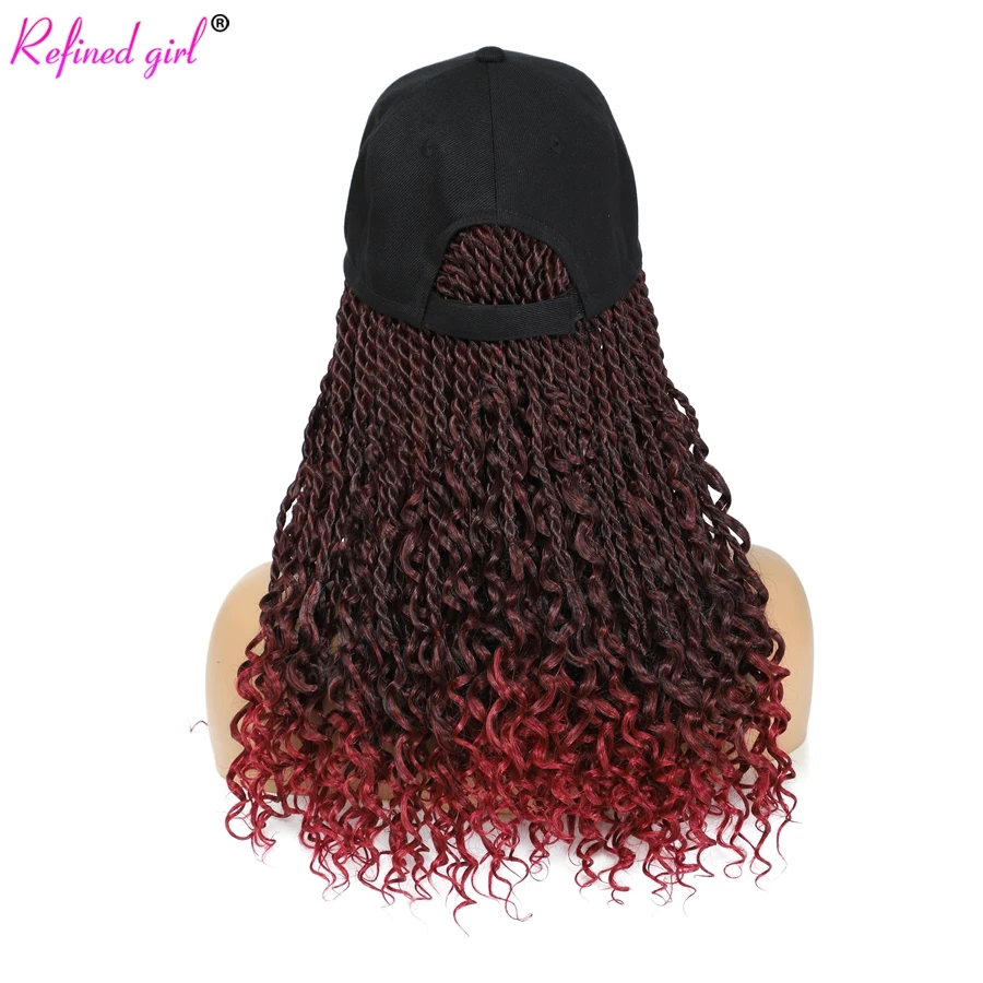 Braided Hat Wig Baseball Cap With Twist Braid Hair Extensions Attached For Black Women Synthetic Curly Ends Senegalese Twist Wig
Braided Hat Wig Baseball Cap With Twist Braid Hair Extensions Attached For Black Women Synthetic Curly Ends Senegalese Twist Wig