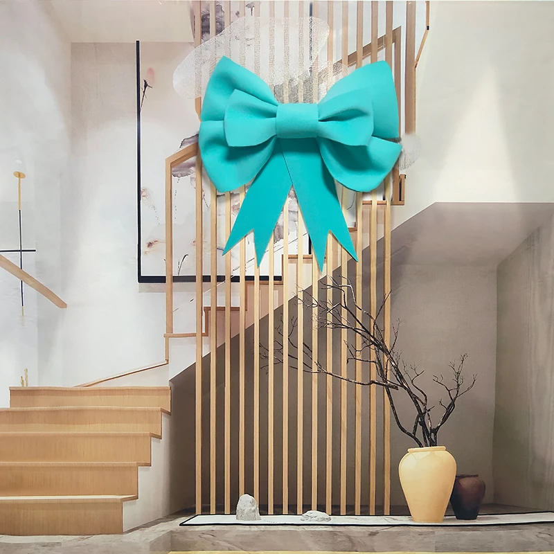 

3D Giant Bow Shop Display Wedding Arch Birthday Party Festival DIY Christmas Decor Big Bow Handmade Big Bow Knot EVA Material
