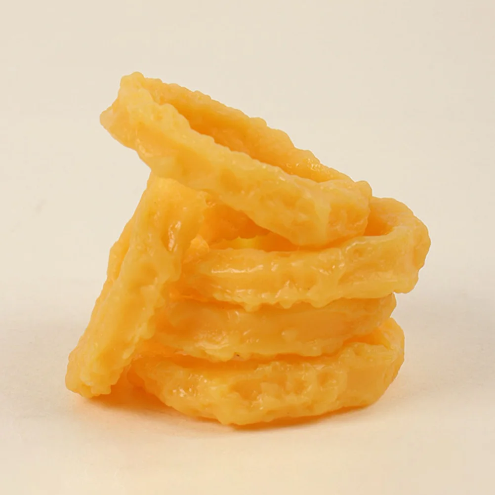 Artificial Fake Food Model Simulation Squid Rings Display Model Photo Prop Fried Food Simulation Props for Restaurant
Artificial Fake Food Model Simulation Squid Rings Display Model Photo Prop Fried Food Simulation Props for Restaurant