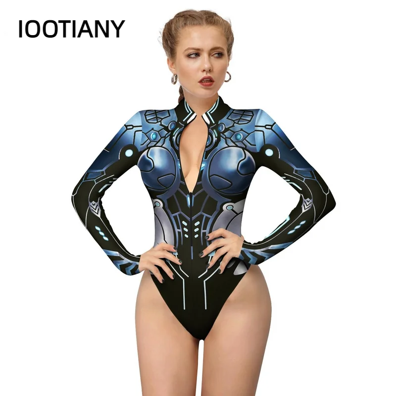 IOOTIANY FASHION Halloween Women Cosplay Robot Punk Printed Zentai One Piece Bodysuits Carnival Punk Performance Costume 2024
IOOTIANY FASHION Halloween Women Cosplay Robot Punk Printed Zentai One Piece Bodysuits Carnival Punk Performance Costume 2024