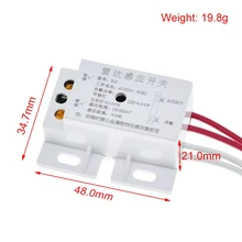 220V AC 50Hz Auto Infrared Sensor Switch PIR Microwave Radas R Body Motion Sensor Module Adjustable For Lamp Table Lamp LED
220V AC 50Hz Auto Infrared Sensor Switch PIR Microwave Radas R Body Motion Sensor Module Adjustable For Lamp Table Lamp LED