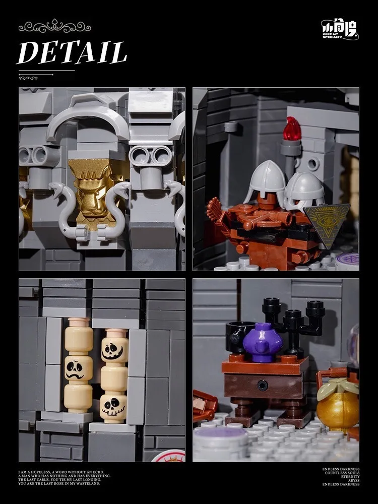 1818PCS MOC Middle Ages Wizard Tower Model Building Blocks Magic World Stone Pagoda Architecture Model Ideas Toy Gift For Kid 1818PCS MOC Middle Ages Wizard Tower Model Building Blocks Magic World Stone Pagoda Architecture Model Ideas Toy Gift For Kid