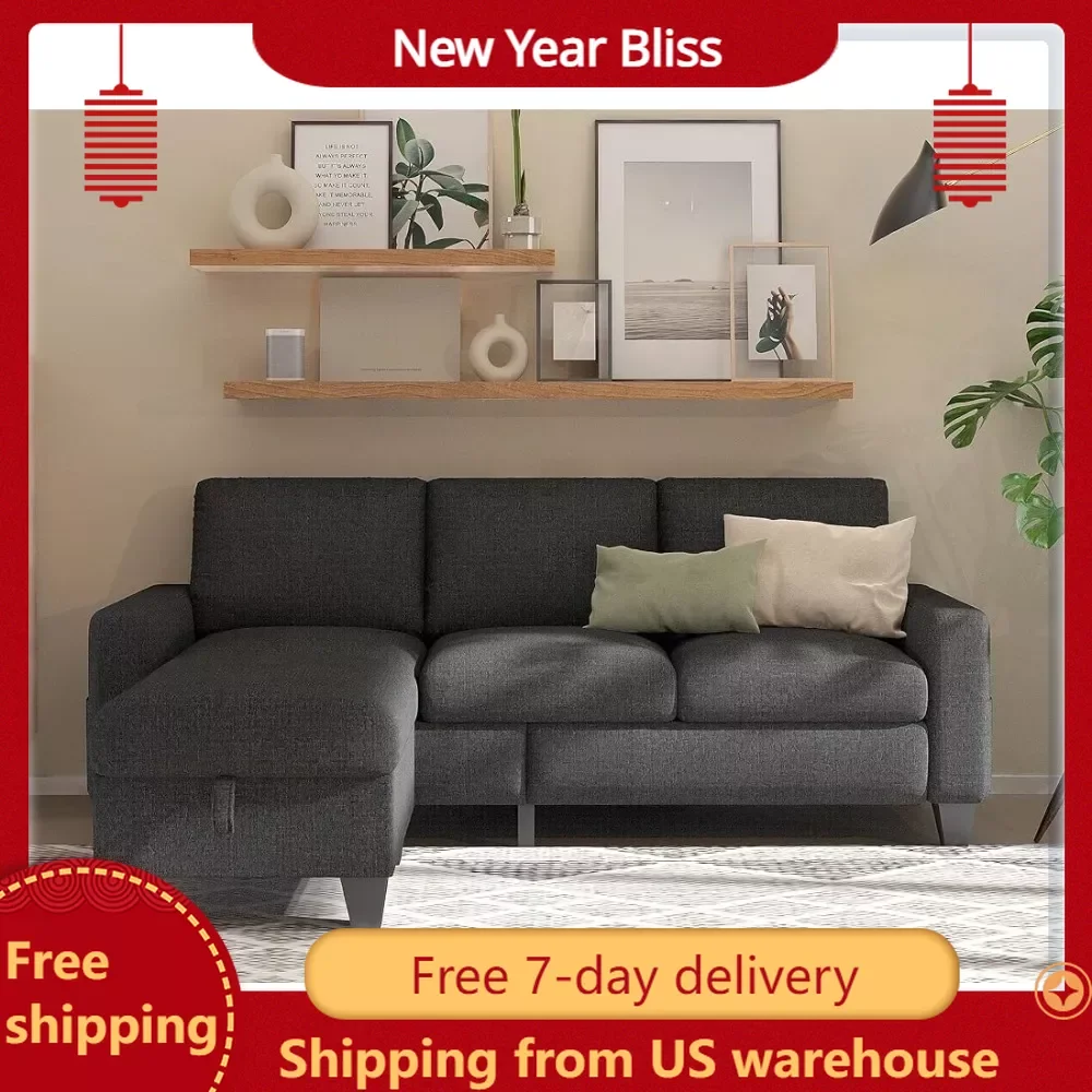 Living room sofa L-shaped folding sofa bed 3 seater puff furniture home upholstery comfort home furniture, dark grey
Living room sofa L-shaped folding sofa bed 3 seater puff furniture home upholstery comfort home furniture, dark grey