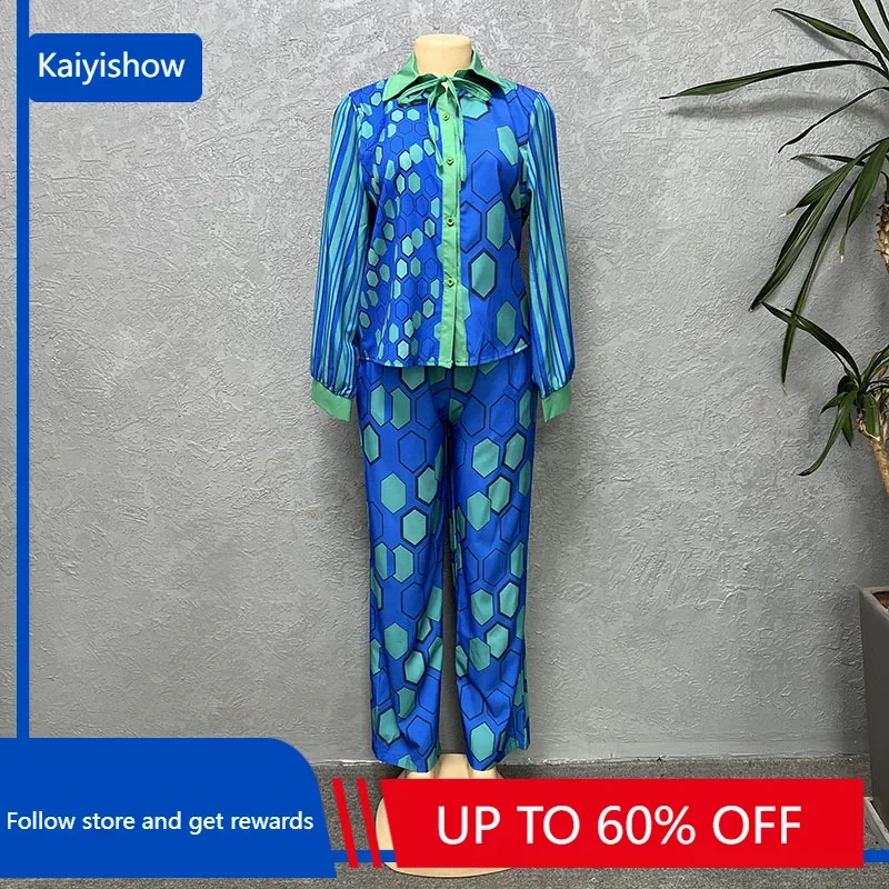 Spring Autumn African Women Printing Turn Down Collar Suit Women Dashiki African Clothes Top Pant 2 Pcs Outfits Matching Sets
Spring Autumn African Women Printing Turn Down Collar Suit Women Dashiki African Clothes Top Pant 2 Pcs Outfits Matching Sets