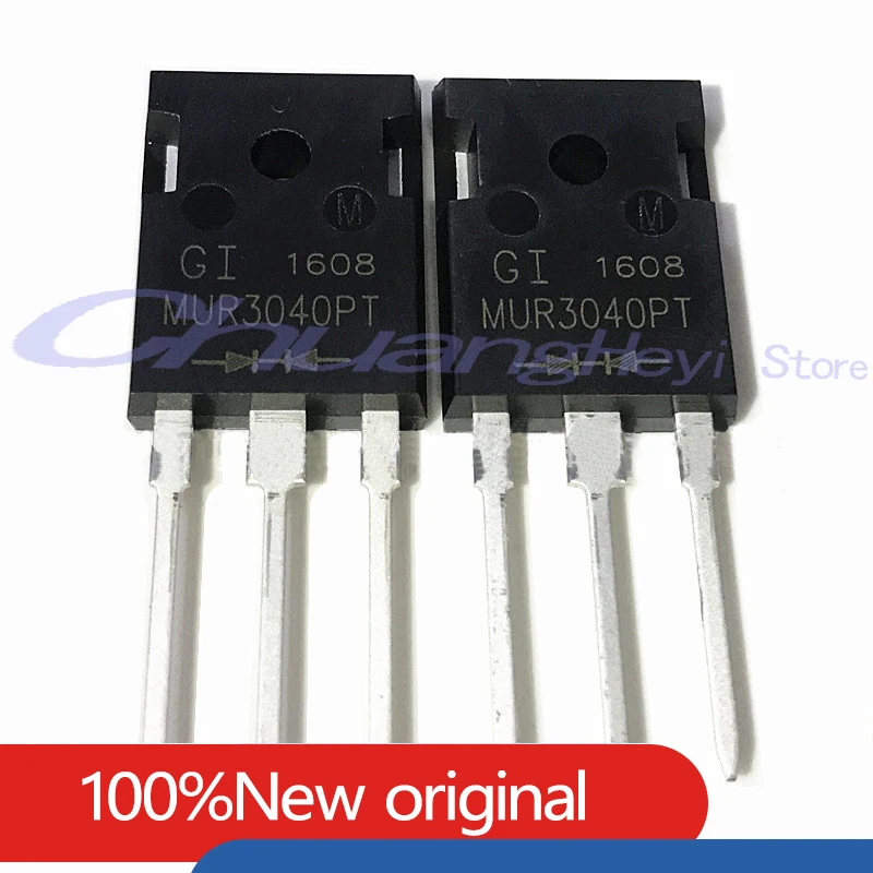 

10Pcs/lot MUR3040PT Diode Quick Recovery Tube 30A 400V TO247 Common Cathode New Original