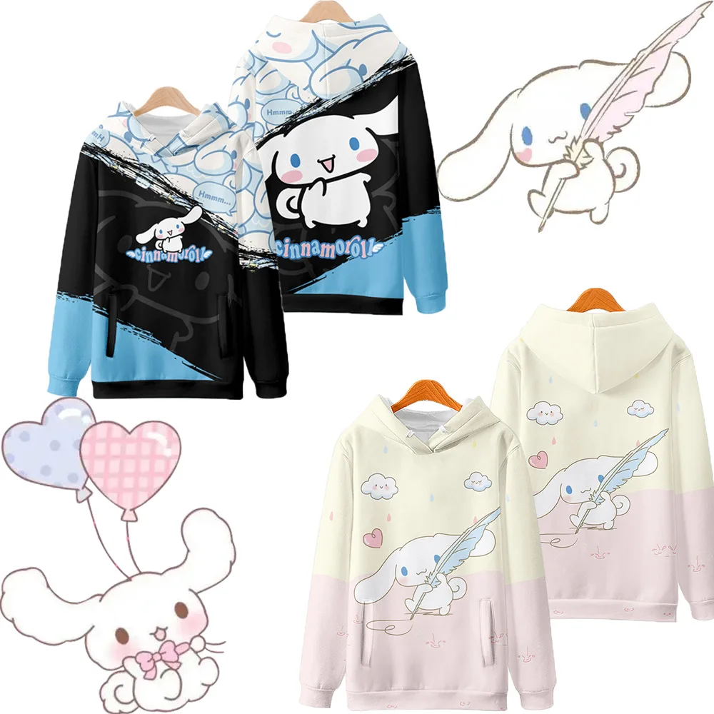 Sanrio анимация серия Cinnamoroll цифровая печать Толстовка для мужчин и женщин парная с длинным рукавом японская серия мультфильм спортивное пальто
Sanrio анимация серия Cinnamoroll цифровая печать Толстовка для мужчин и женщин парная с длинным рукавом японская серия мультфильм спортивное пальто