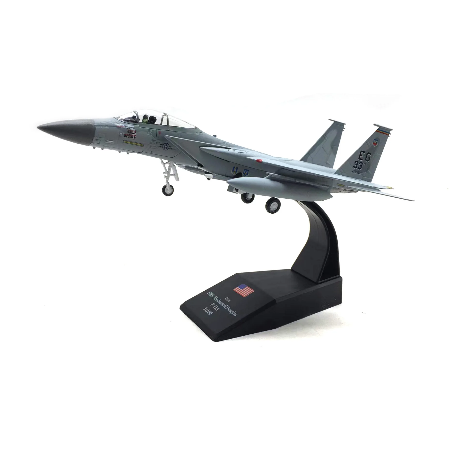 1/100 U.S. F-15C American Eagle Supersonic Fighter Simulation Alloy Aircraft Model Desktop Ornaments Gifts
1/100 U.S. F-15C American Eagle Supersonic Fighter Simulation Alloy Aircraft Model Desktop Ornaments Gifts