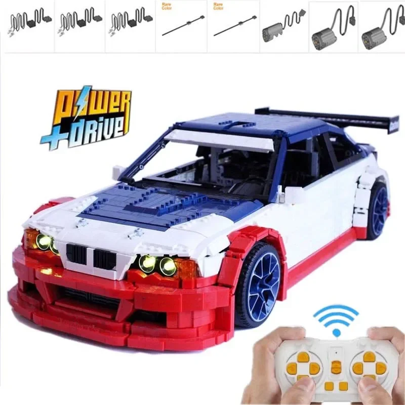 New M3 E46 GTR Most Wanted - RC Model Supercar Racers Vehicles MOC-146520 Building Blocks Bricks Toys Kids Boys Birthday Gifts
New M3 E46 GTR Most Wanted - RC Model Supercar Racers Vehicles MOC-146520 Building Blocks Bricks Toys Kids Boys Birthday Gifts