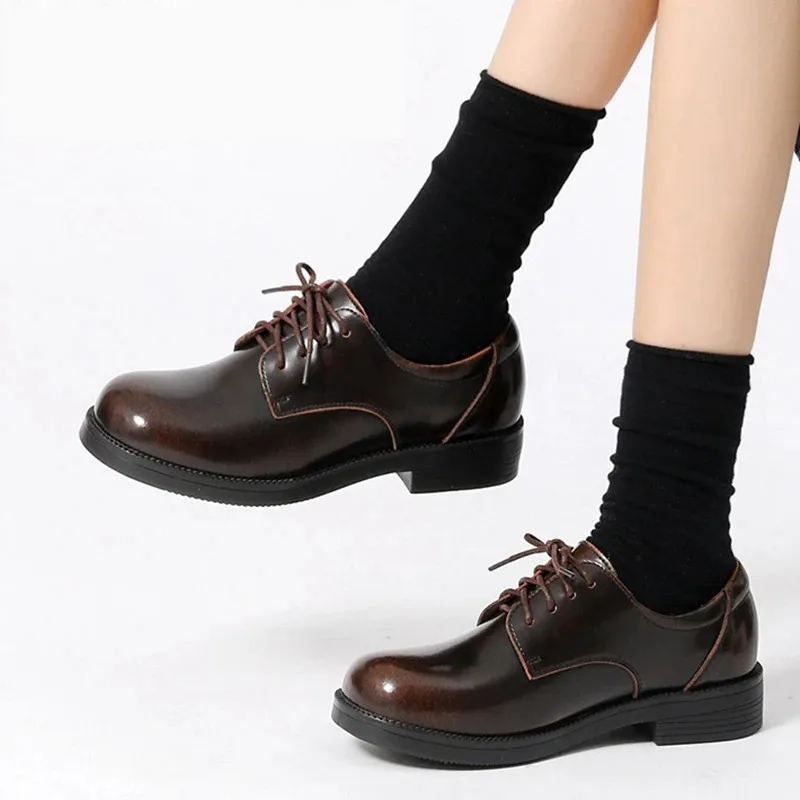 2022 New Retro Small Leather Shoes Women's College Style Lace-up Skirt Jk Uniform Shoes Luxury Style
2022 New Retro Small Leather Shoes Women's College Style Lace-up Skirt Jk Uniform Shoes Luxury Style