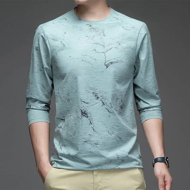 Spring Sprinautumn New Round Neck High Street Long Sleeve T-shirt Man Fashion Printing Casual Pullovers Motion Quick Drying Tops
Spring Sprinautumn New Round Neck High Street Long Sleeve T-shirt Man Fashion Printing Casual Pullovers Motion Quick Drying Tops