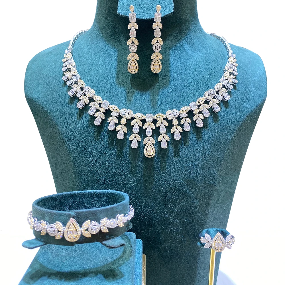 GODKI Famous Brand 2layers Luxury African Jewelry Sets For Women Wedding Party Zircon Crystal Dubai Bridal Jewelry Set Gift
GODKI Famous Brand 2layers Luxury African Jewelry Sets For Women Wedding Party Zircon Crystal Dubai Bridal Jewelry Set Gift