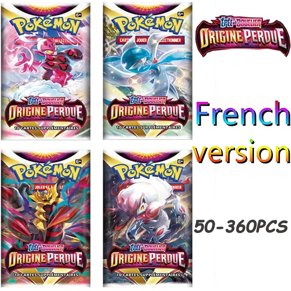 2023Latest French Version Of Pokemon Sword Shield ORIGINE PERDUE Booster 50-360pcs Card Retail For Children Christmas Toys Gift
2023Latest French Version Of Pokemon Sword Shield ORIGINE PERDUE Booster 50-360pcs Card Retail For Children Christmas Toys Gift