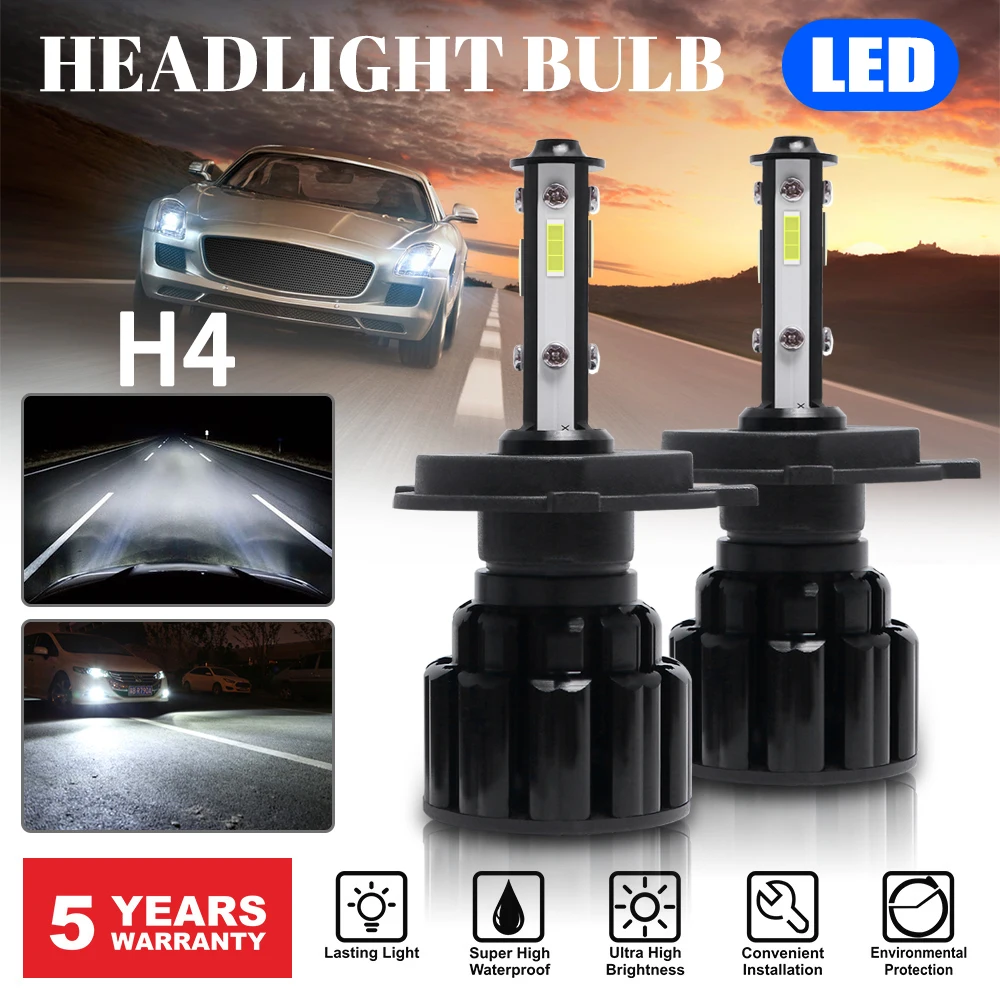 

Car LED Headlight Bulb H4 H7 LED H8 H9 H11 H13 5202 9004 9005 9006 9007 Headlamps 6500K 8000LM Auto Fog Light CSP Chip Bulbs 12V