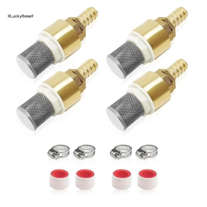 11UA 1/2inch Filter Brass Foot Valves Check Valves with Hose Connection Easy to Use
11UA 1/2inch Filter Brass Foot Valves Check Valves with Hose Connection Easy to Use