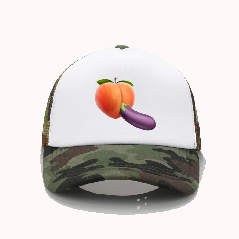 Pixellated Censored Funny Peach Eggplant Meme Print Baseball Caps for Hip Hop Women Men Breathable Trucker caps
Pixellated Censored Funny Peach Eggplant Meme Print Baseball Caps for Hip Hop Women Men Breathable Trucker caps