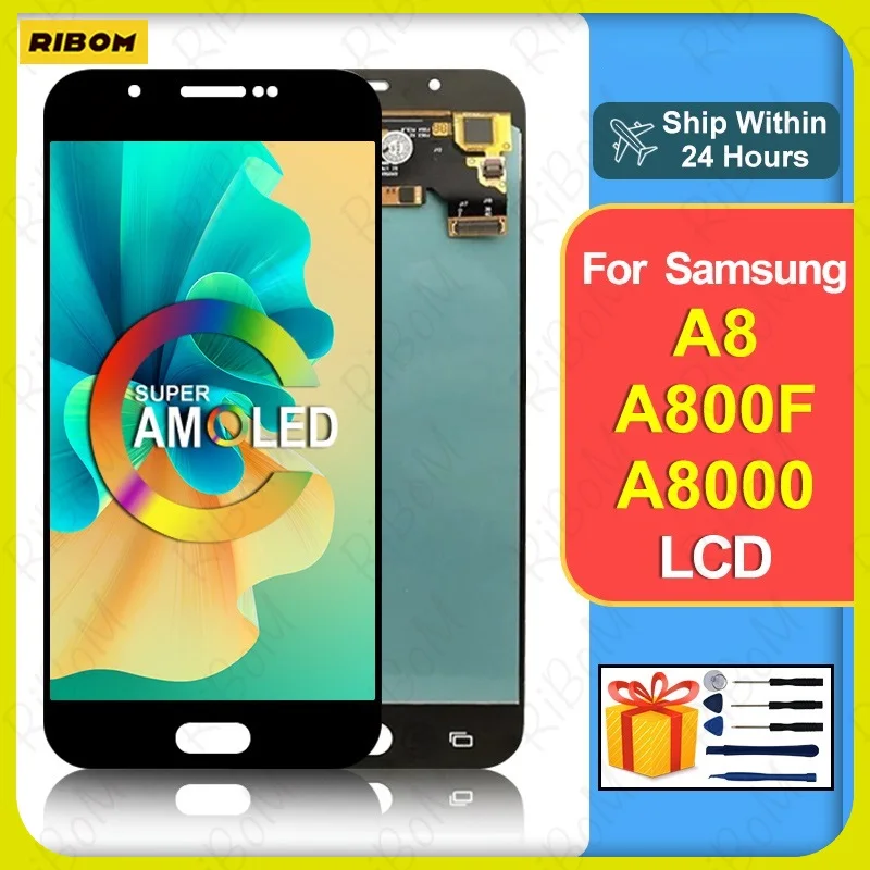 New 5.7" AMOLED For Samsung Galaxy A8 2015 LCD SM-A8000 Display Touch Screen Digitizer For Samsung A800F Assembly
New 5.7" AMOLED For Samsung Galaxy A8 2015 LCD SM-A8000 Display Touch Screen Digitizer For Samsung A800F Assembly