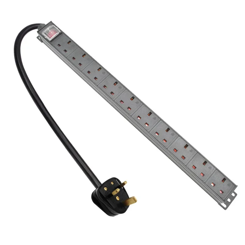 PDU Cabinet Power Power Strip Network Cabinet Rack 10 Unit Outlet Socket 2m Extension Cord Aluminum alloy shell
PDU Cabinet Power Power Strip Network Cabinet Rack 10 Unit Outlet Socket 2m Extension Cord Aluminum alloy shell