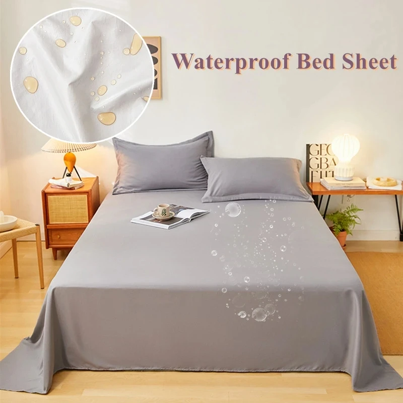 MissDeer 1pc Waterproof Bed Sheets sabana impermeable cama Solid Color Bed Flat Sheet Queen/King Bed Cover 침대시트(no pillowcase)
MissDeer 1pc Waterproof Bed Sheets sabana impermeable cama Solid Color Bed Flat Sheet Queen/King Bed Cover 침대시트(no pillowcase)