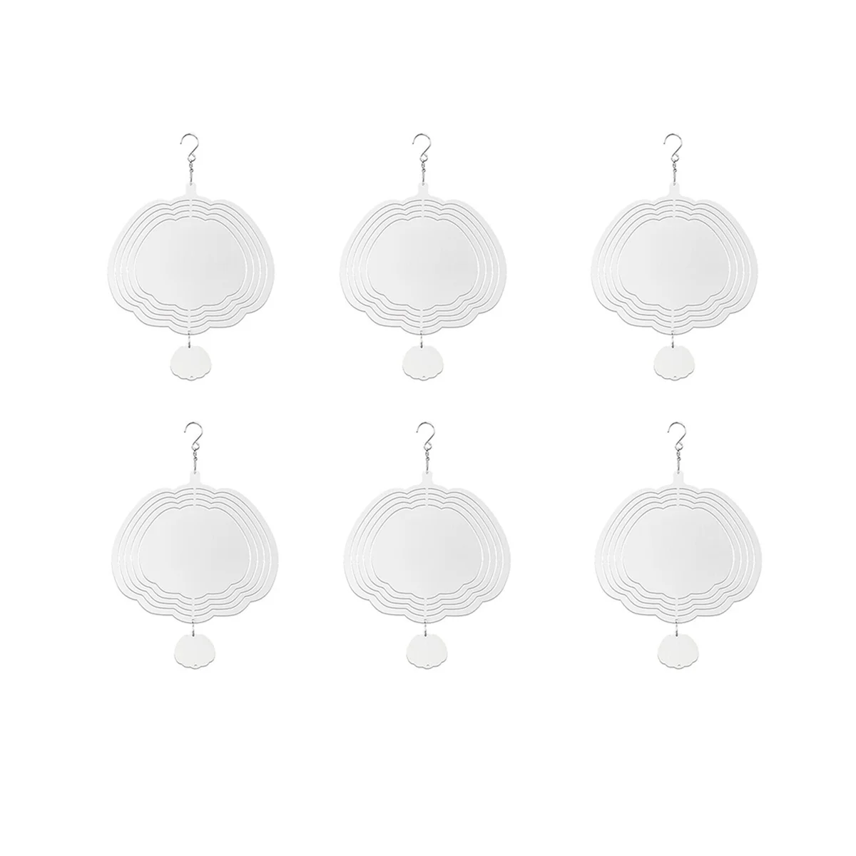 6Pcs Sublimation Wind Spinner Blanks 3D Wind Spinners Hanging Wind Spinners for Outdoor Garden Decoration B 8 Inch
6Pcs Sublimation Wind Spinner Blanks 3D Wind Spinners Hanging Wind Spinners for Outdoor Garden Decoration B 8 Inch