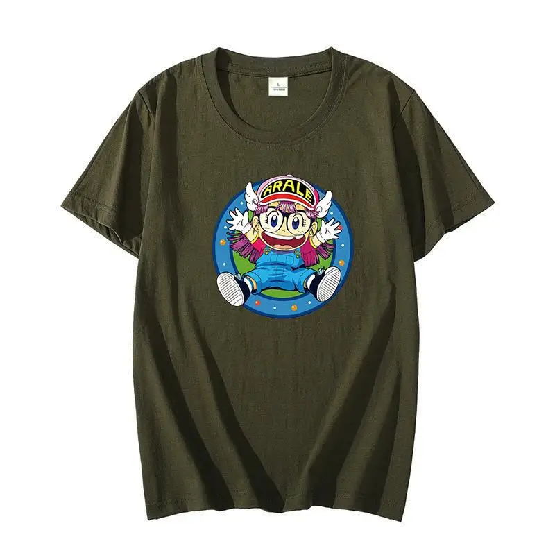 Summer Cotton T-shirt Arale Norimaki Happy Dr Slump Japanese Manga Harajuku graphic t shirts short sleeve t-shirts Men clothing
Summer Cotton T-shirt Arale Norimaki Happy Dr Slump Japanese Manga Harajuku graphic t shirts short sleeve t-shirts Men clothing