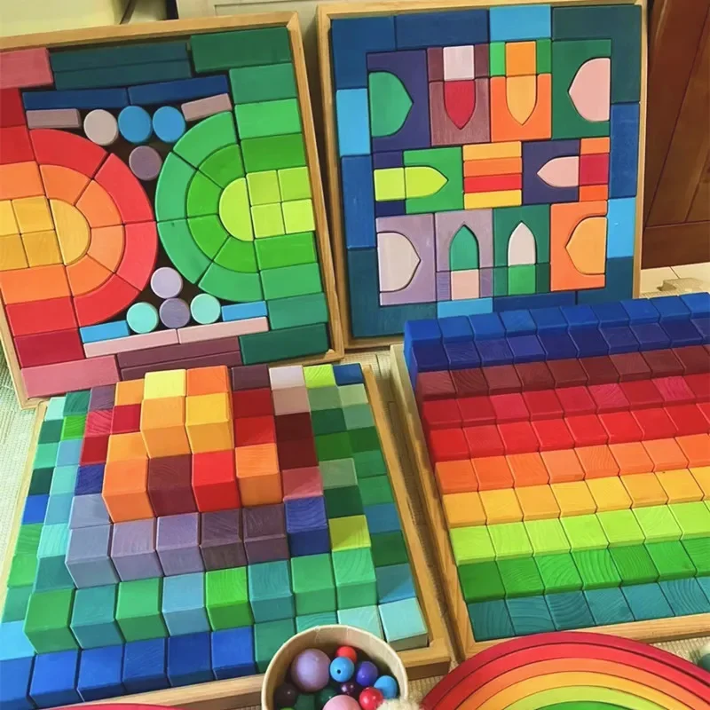 High-end Wooden Building Block Build Children Paired Sorting Color Cognition Toddler Toys Early Education Learning Montessori
High-end Wooden Building Block Build Children Paired Sorting Color Cognition Toddler Toys Early Education Learning Montessori