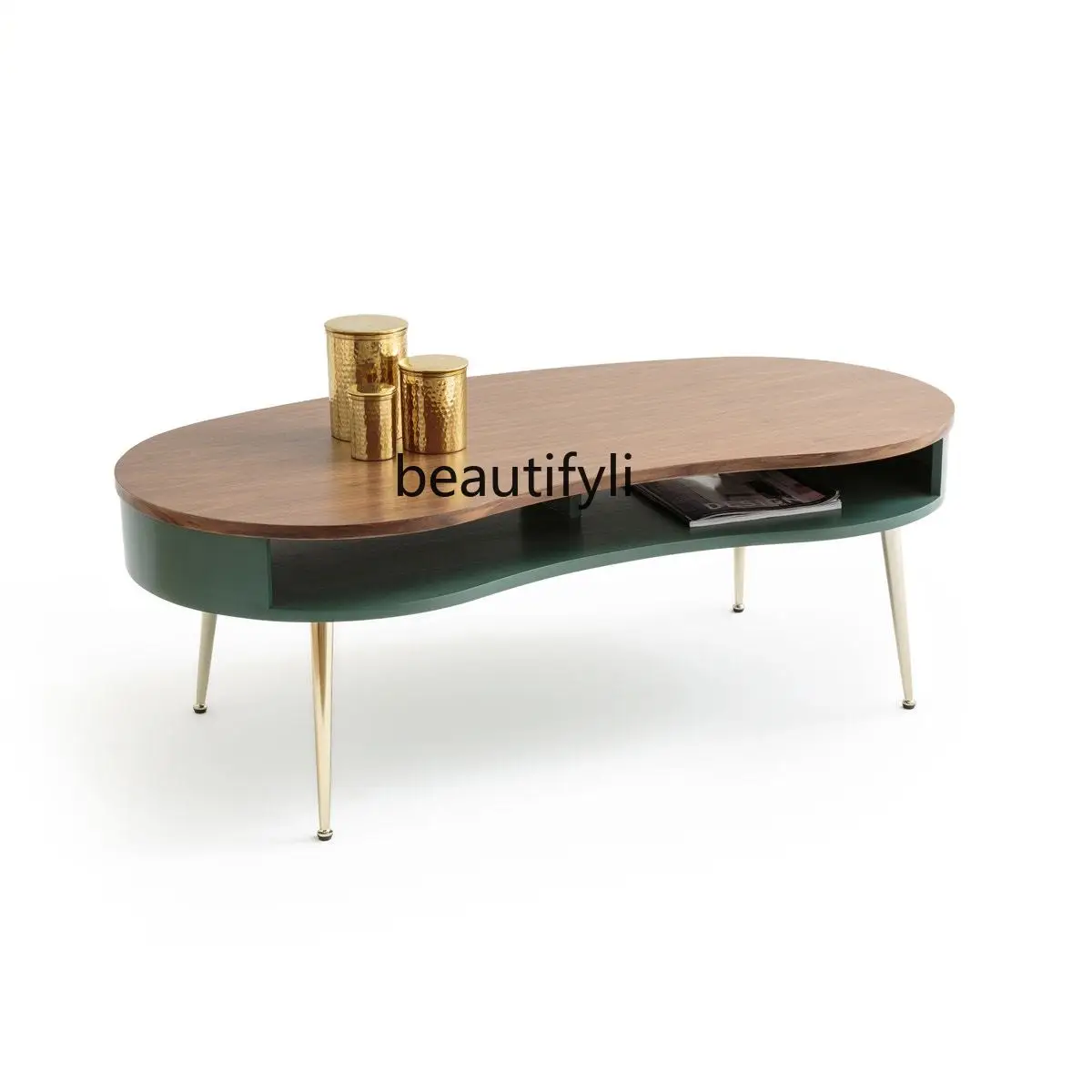 Nordic Modern Coffee Table Golden Stainless Steel Small Apartment Simple Style Living Room Matte Paint Decoration Table
Nordic Modern Coffee Table Golden Stainless Steel Small Apartment Simple Style Living Room Matte Paint Decoration Table