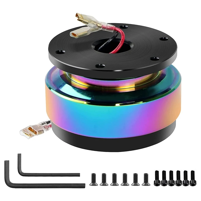 Адаптер ступицы рулевого колеса быстросъемный-Универсальный 6-отверстия рулевое колесо быстросъемный адаптер быстросъемный комплект, красочный 
Адаптер ступицы рулевого колеса быстросъемный-Универсальный 6-отверстия рулевое колесо быстросъемный адаптер быстросъемный комплект, красочный