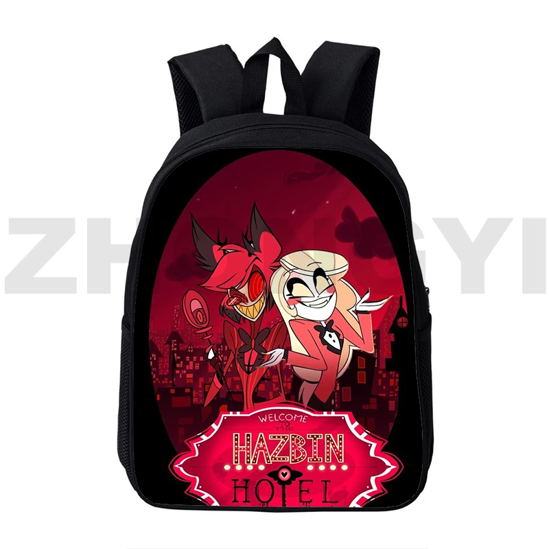 Waterproof Hazbin Backapck Women 3D Kawaii Cartoon Hotel Rucksack Kindergarten 12/16 Inch Preppy Children Cartoon School Bags
Waterproof Hazbin Backapck Women 3D Kawaii Cartoon Hotel Rucksack Kindergarten 12/16 Inch Preppy Children Cartoon School Bags