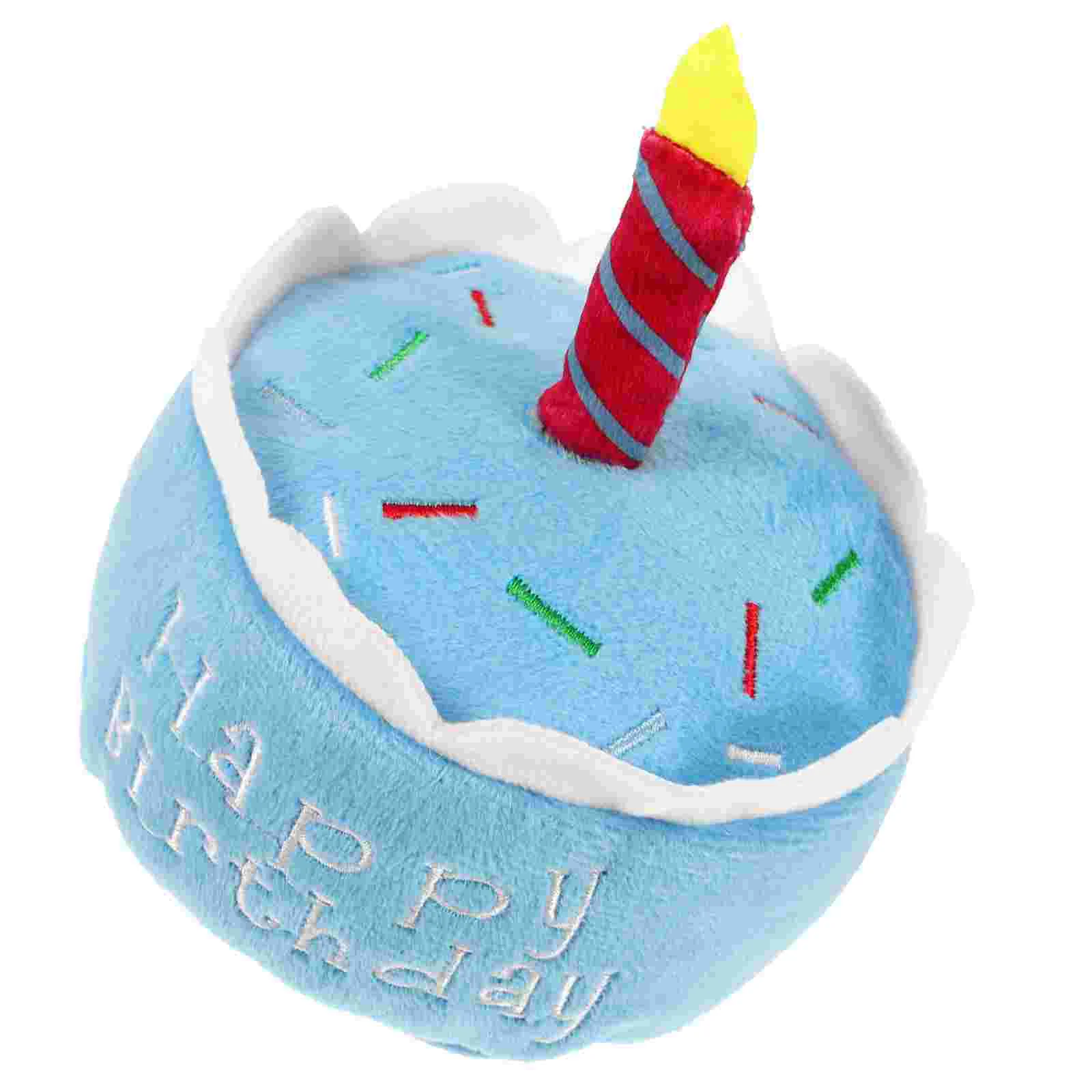 Pet Birthday Cake Plush Toy Dog Party Favors Puppy Chew Toys Chewing Squeaky Gift
Pet Birthday Cake Plush Toy Dog Party Favors Puppy Chew Toys Chewing Squeaky Gift