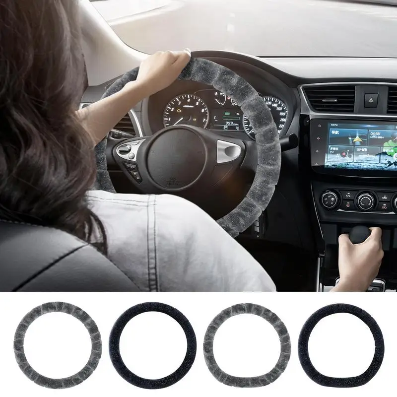 Universal Fluffy Car Steering Wheel Cover Starry Sky Wheel Protective Cover Breathable Steering Cover Car Interior Accessories
Universal Fluffy Car Steering Wheel Cover Starry Sky Wheel Protective Cover Breathable Steering Cover Car Interior Accessories