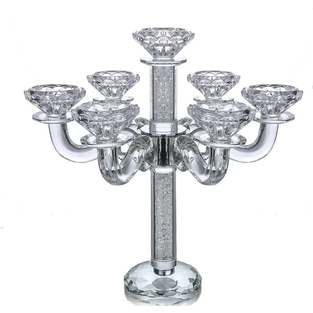 7 Light Crystal Candelabra Taper Candle Holder for Home Wedding Decor Centerpiece Candlesticks for Candles Holders
7 Light Crystal Candelabra Taper Candle Holder for Home Wedding Decor Centerpiece Candlesticks for Candles Holders