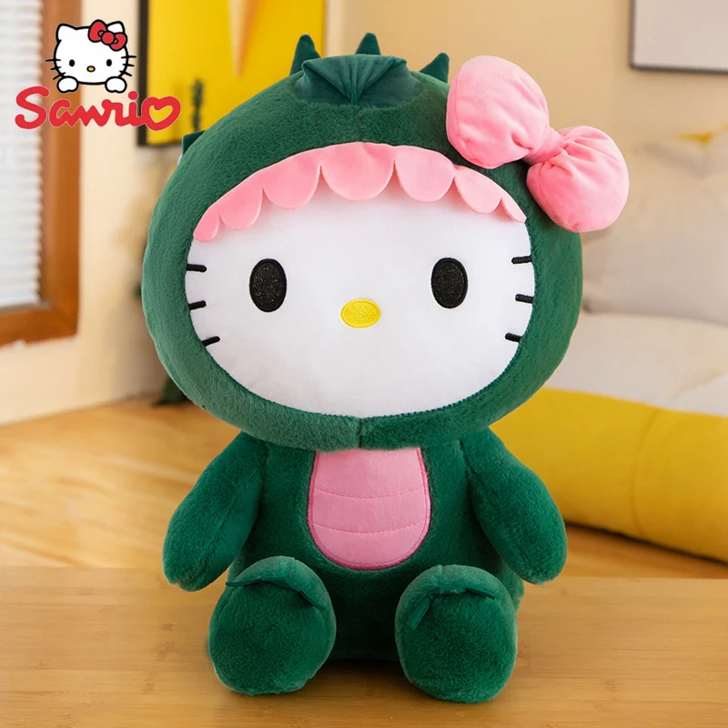 Зеленая плюшевая игрушка Hello Kitty, 35/50/65 см, кавайная мультяшная кукла Sanrio, декоративные подушки для комнаты, подарок на день рождения для детей
Зеленая плюшевая игрушка Hello Kitty, 35/50/65 см, кавайная мультяшная кукла Sanrio, декоративные подушки для комнаты, подарок на день рождения для детей