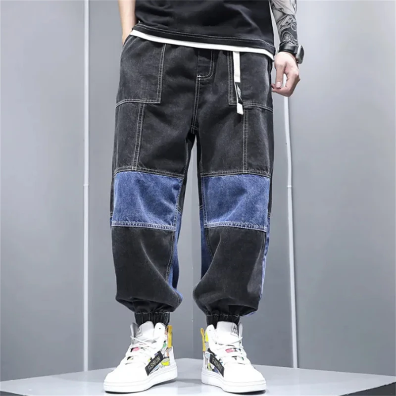 New Arrival Men's Harem Jeans Loose Japanese Streetwear Men Patchwork Pants Wide Jogging Denim Jeans Vaqueros De Hombre
New Arrival Men's Harem Jeans Loose Japanese Streetwear Men Patchwork Pants Wide Jogging Denim Jeans Vaqueros De Hombre