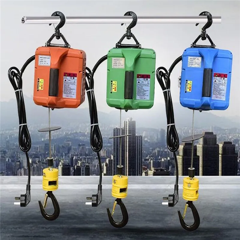 Portable Electric Winch Hand Winch Traction Block Electric Steel Wire Rope Lifting Hoist Towing Rope 220V/110V
Portable Electric Winch Hand Winch Traction Block Electric Steel Wire Rope Lifting Hoist Towing Rope 220V/110V