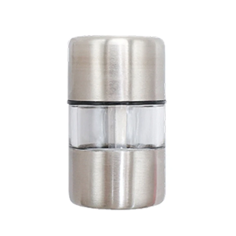 Convenient Mini Grinder Stainless Steel Salt and Pepper Grinder Small Mill Seasoning Grinder Kitchen Tool for Flavoring
Convenient Mini Grinder Stainless Steel Salt and Pepper Grinder Small Mill Seasoning Grinder Kitchen Tool for Flavoring
