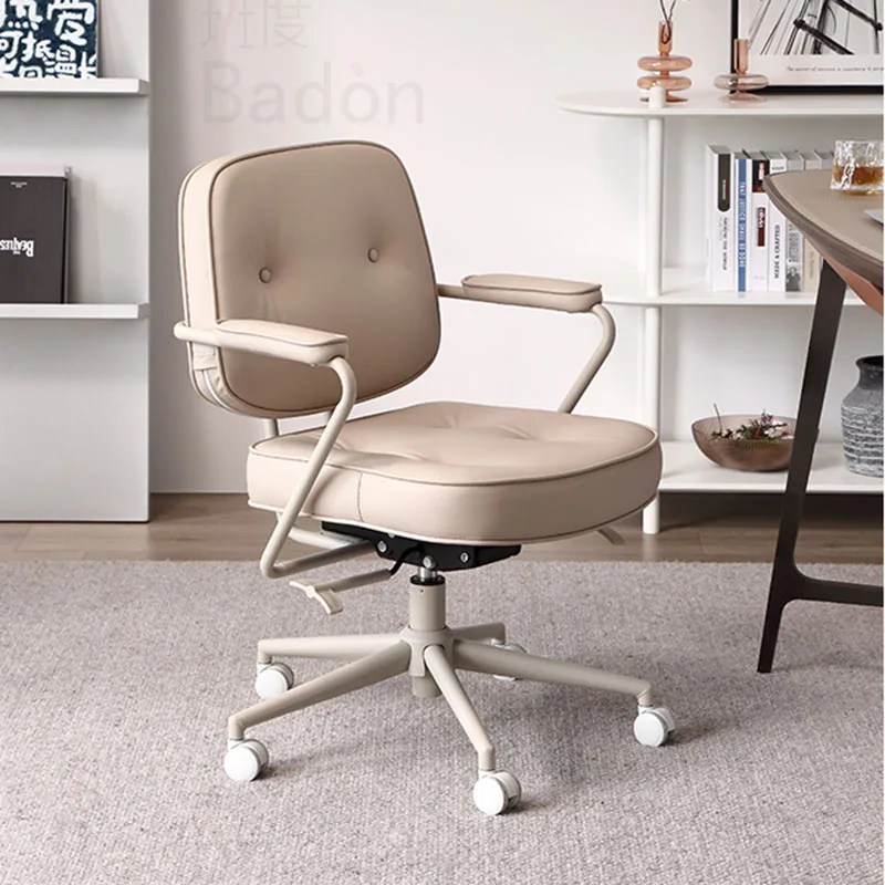 Back Cushion Office Chair Swivel Wheels Ergonomic Office Chair Comfort Armrests Sillas Para Sala De Estar Home Furniture
Back Cushion Office Chair Swivel Wheels Ergonomic Office Chair Comfort Armrests Sillas Para Sala De Estar Home Furniture