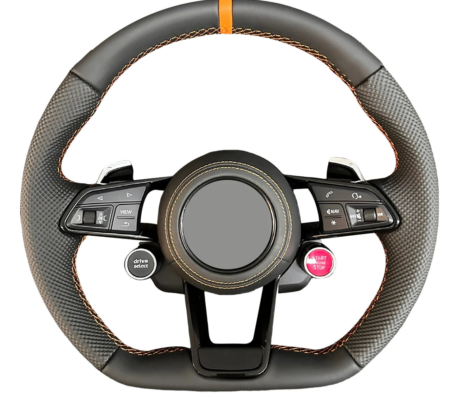 Оригинальный ремень для Audis, спортивное Рулевое колесо с двумя кнопками для R8, A7, A8, S8, RS, A6, A7, A5, RS3, TT, TTS, R6, S4, S5, S6, RS5, A4, Q5, Q7 
Оригинальный ремень для Audis, спортивное Рулевое колесо с двумя кнопками для R8, A7, A8, S8, RS, A6, A7, A5, RS3, TT, TTS, R6, S4, S5, S6, RS5, A4, Q5, Q7