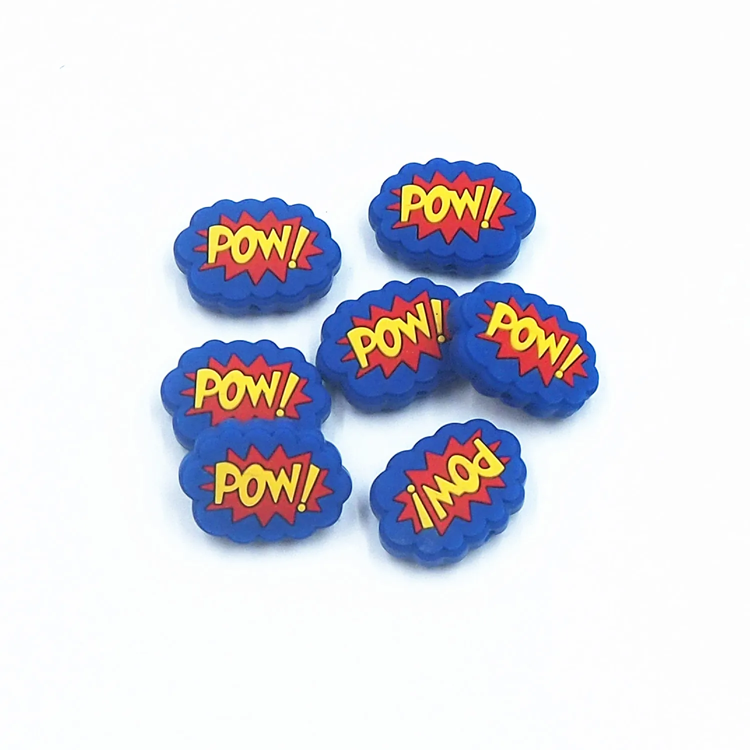Chenkai 10PCS POW Focal Beads Silicone Charms For Pen Making Character Beads For Beadable Pen DIY Baby Pacifier Dummy Chains
Chenkai 10PCS POW Focal Beads Silicone Charms For Pen Making Character Beads For Beadable Pen DIY Baby Pacifier Dummy Chains