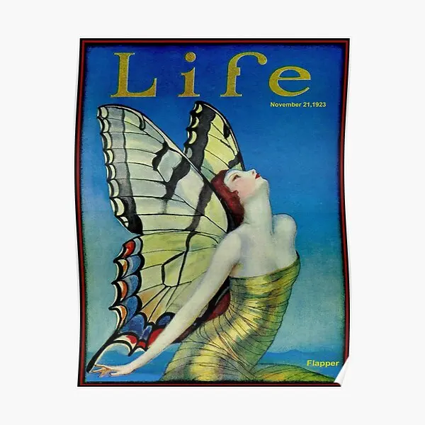 Life Vintage 1923 Flapper Butterfly Pr постер забавная картина комната Печать винтажное домашнее искусство современный декор роспись без рамки
Life Vintage 1923 Flapper Butterfly Pr постер забавная картина комната Печать винтажное домашнее искусство современный декор роспись без рамки